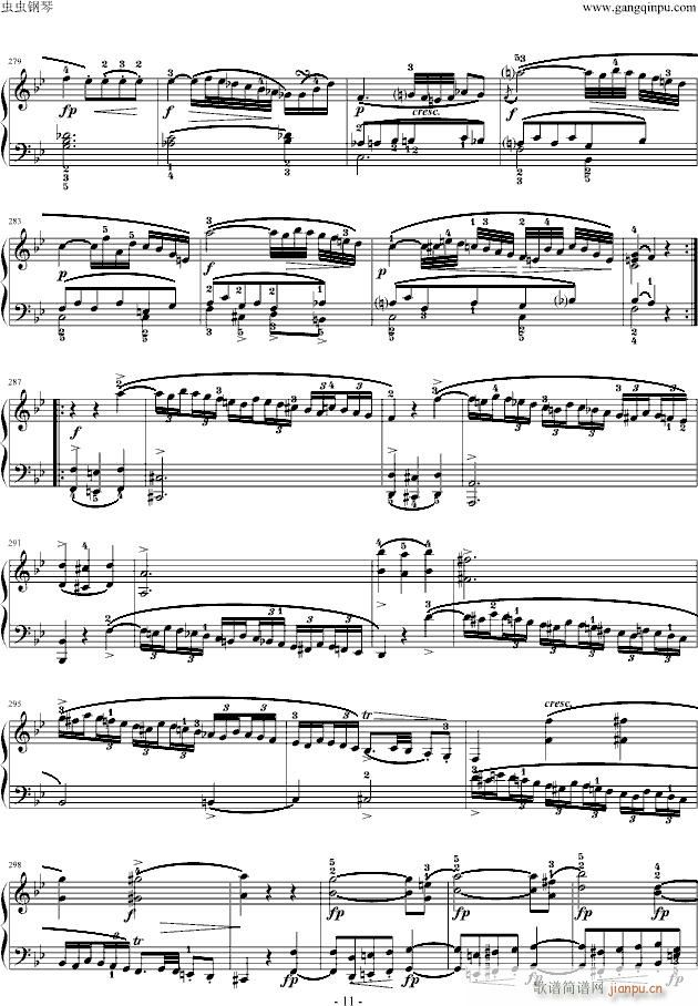 莫扎特F大调钢琴奏鸣曲K533(钢琴谱)11