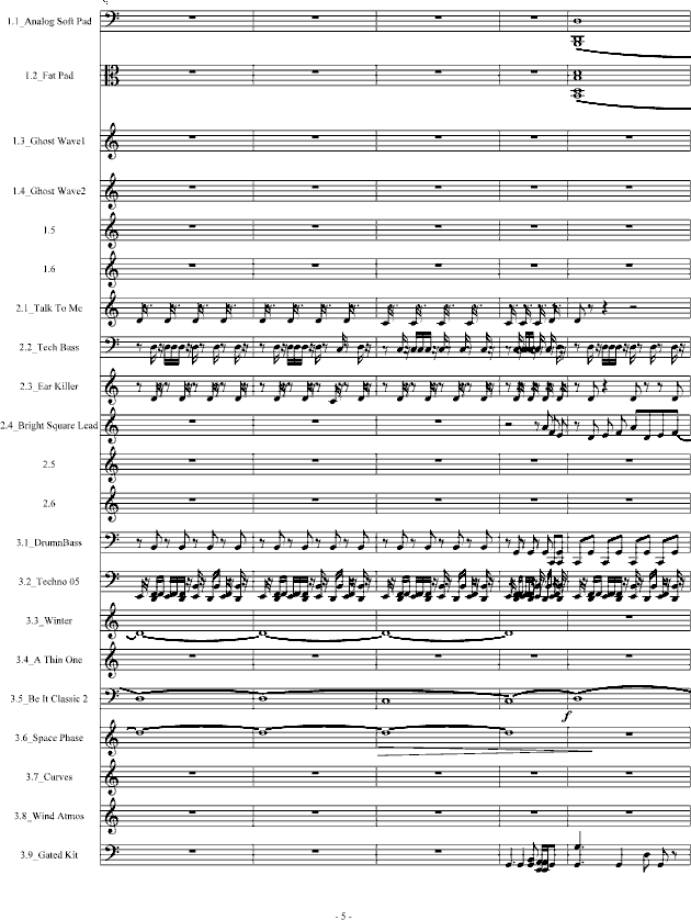 dj作品(钢琴谱)5