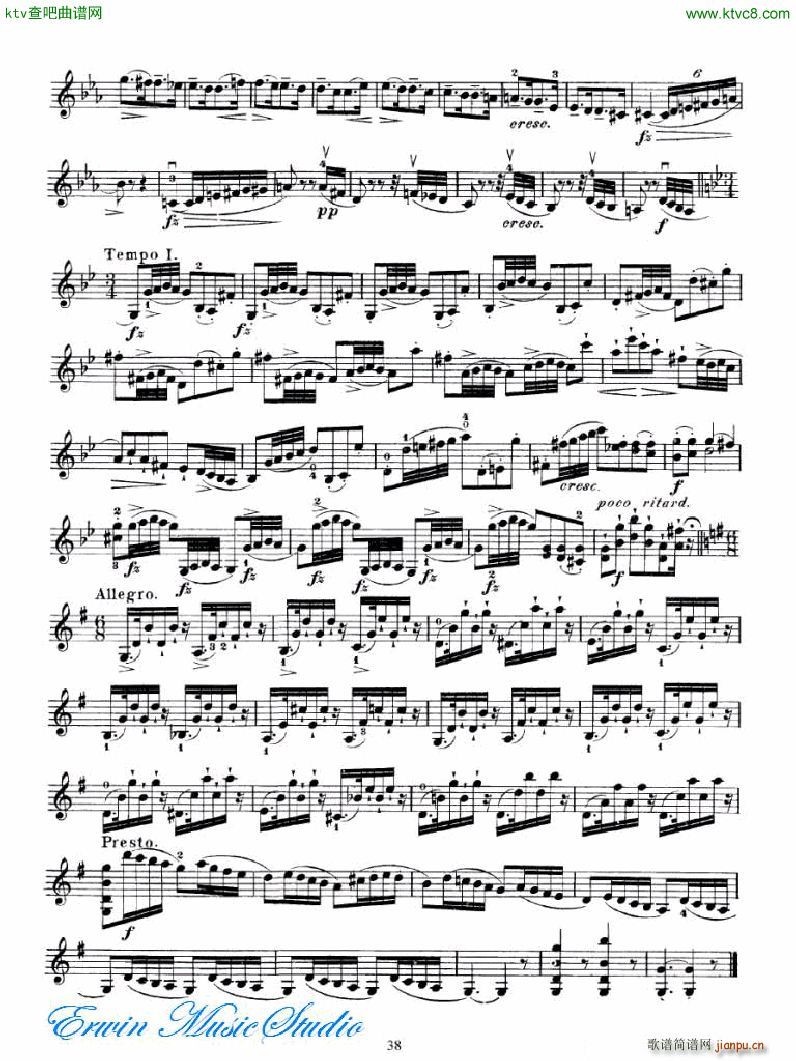 马扎斯 75首渐进式旋律练习 图书2 27首Brilliante 练习3(十字及以上)7