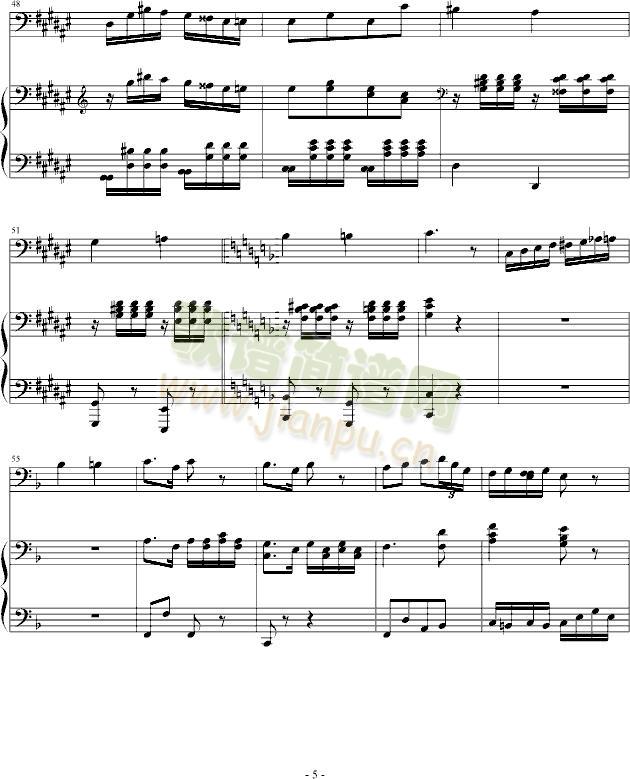 大提琴协奏曲(钢琴谱)5