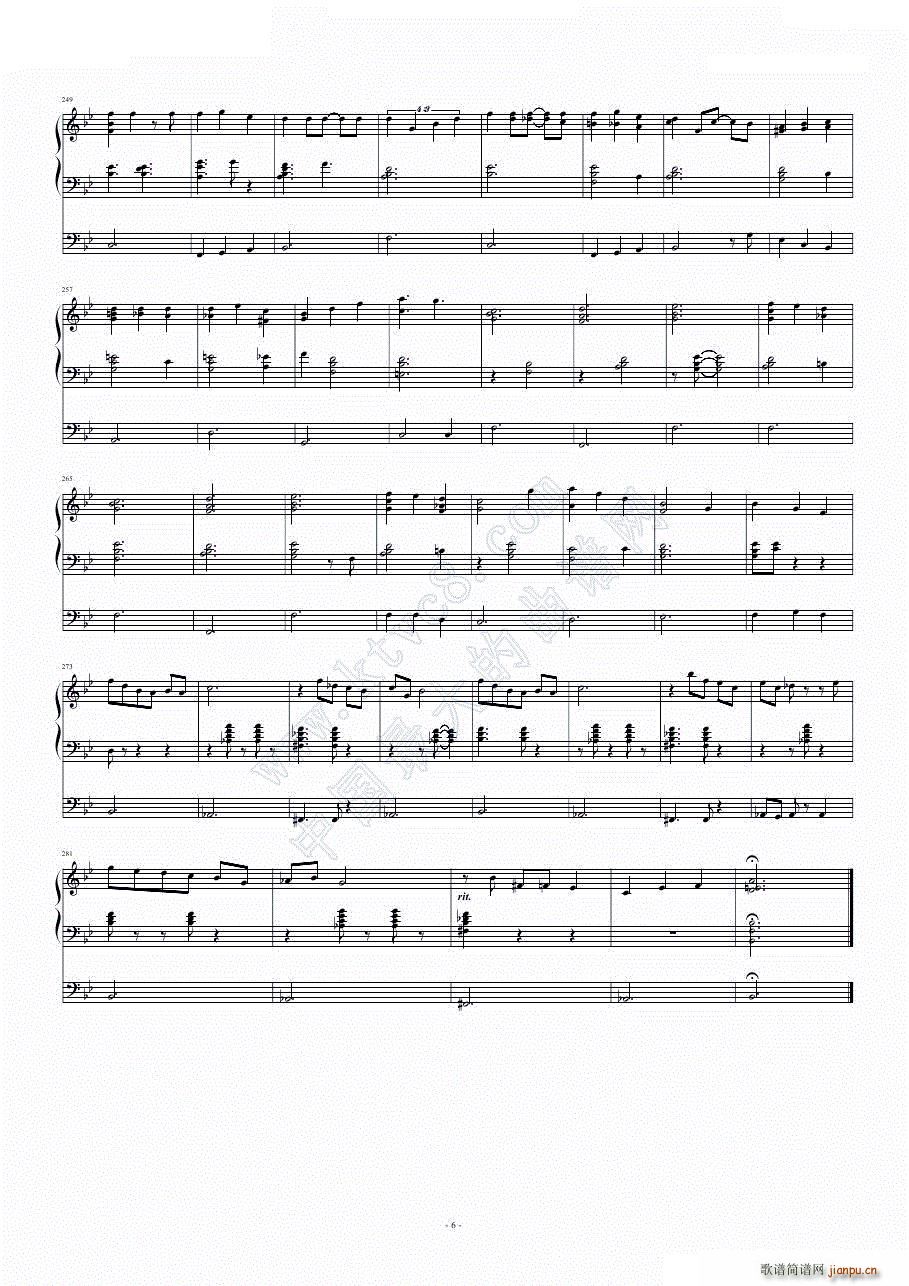 爵士 华尔兹 横滨 Yokohama waltz(钢琴谱)7