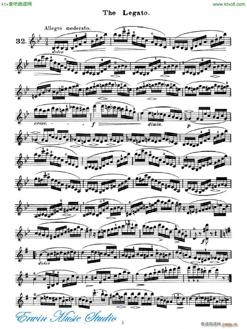 马扎斯 75首渐进式旋律练习 图书2 27首Brilliante 练习1(十字及以上)3