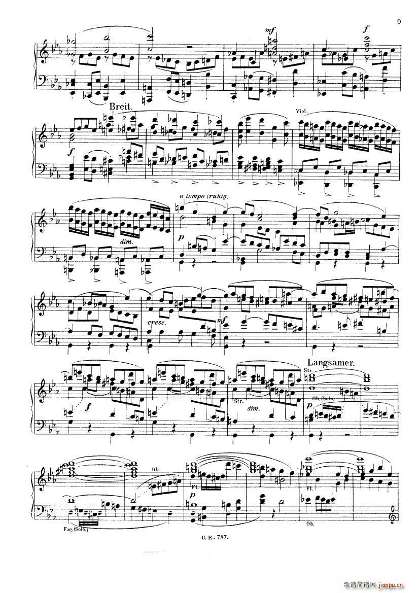 Bruckner Stradal Symphonie No 2 一(钢琴谱)8