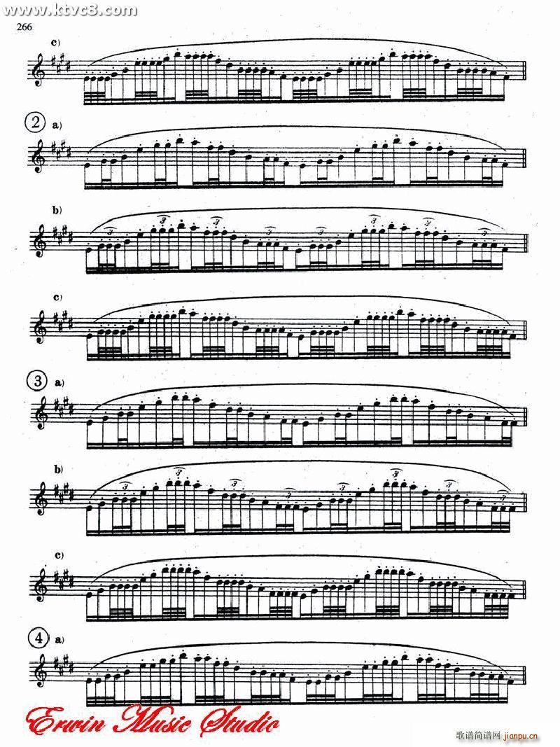 德米特里 康斯坦丁 多尼斯 高级断奏练习 作品 21 练习曲(十字及以上)8