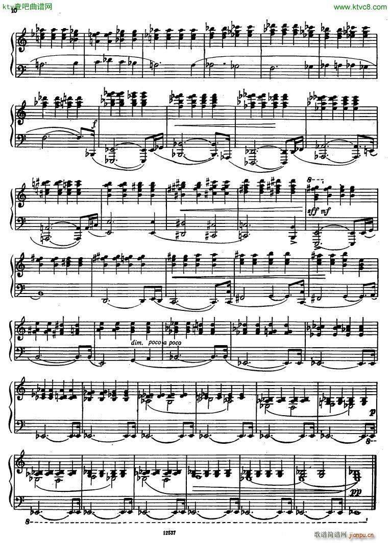 Flyarkovsky 6 preludes and fugues(钢琴谱)10