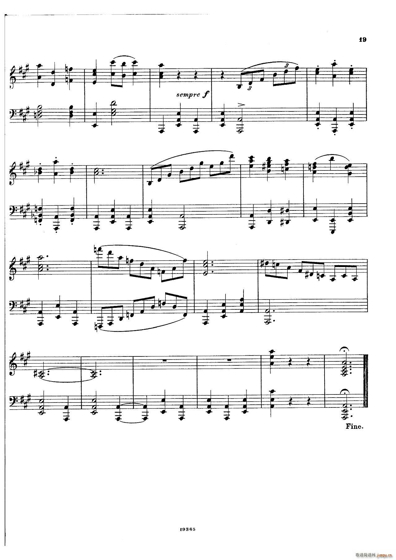 封 泽姆林斯基 Landliche Tanzee Op 1 乡村舞曲(钢琴谱)18