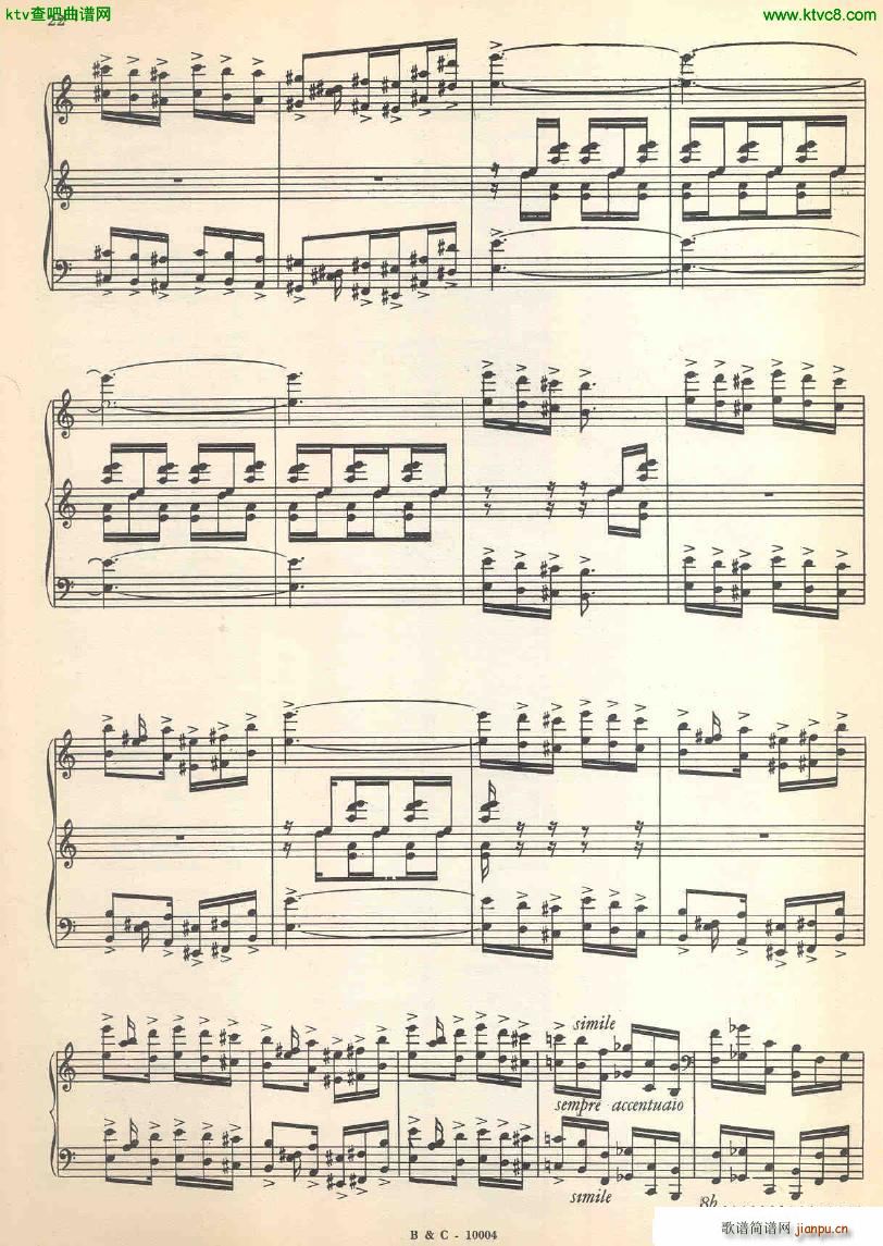 Ginastera Sonata No 1(钢琴谱)22