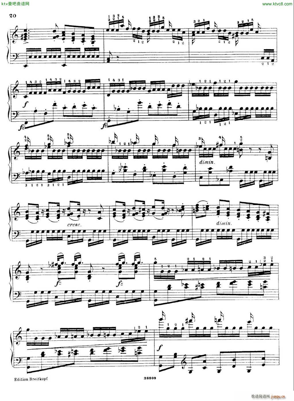 Busoni Etudes 5(钢琴谱)20