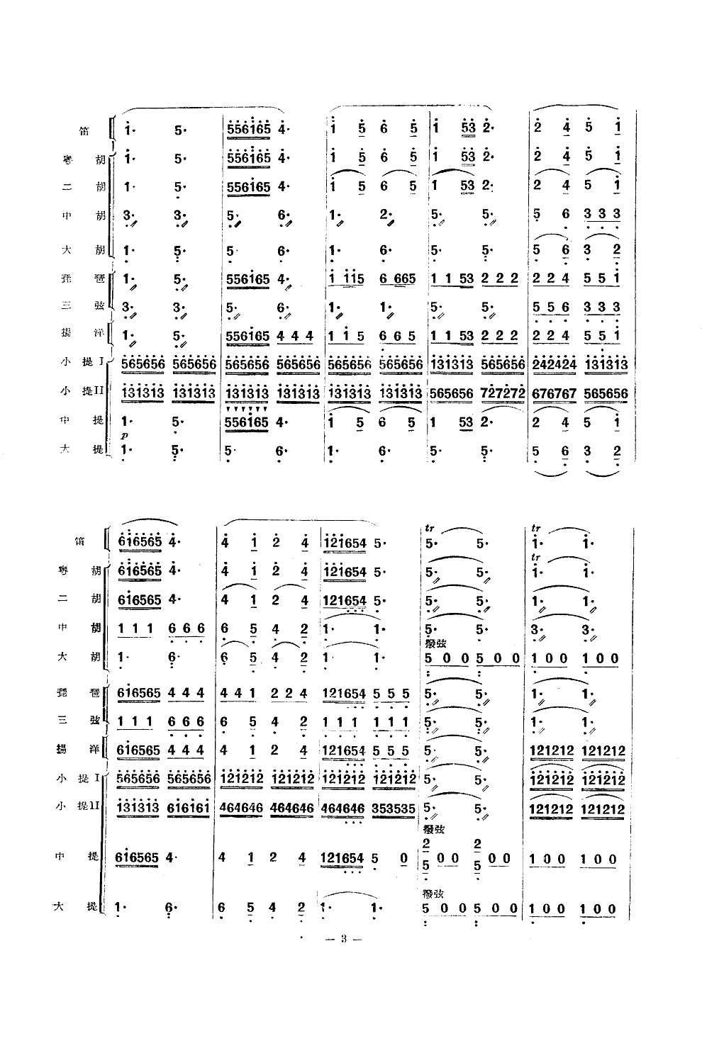 荷花舞曲(总谱)3