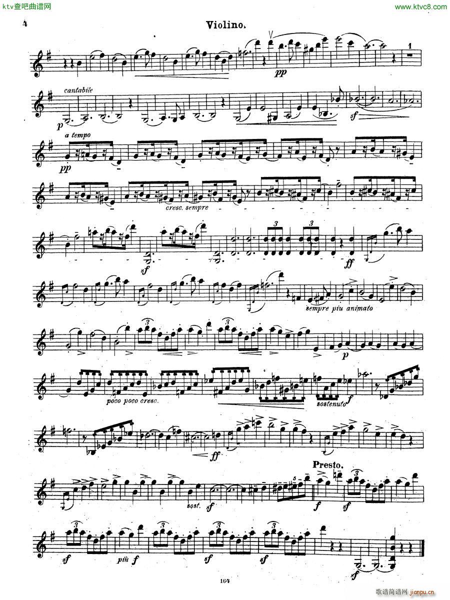 Grieg Violin Sonata 2 G dur op 13(钢琴谱)19