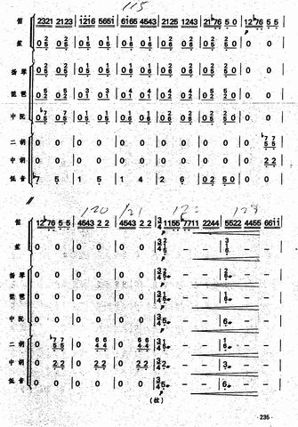 秦川抒怀总谱16(八字歌谱)1