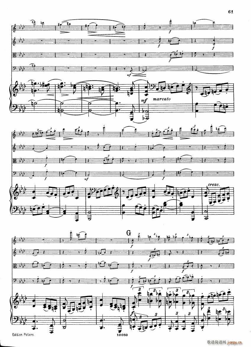 Brahms op 34 Piano Quintet f minor score 二(钢琴谱)19