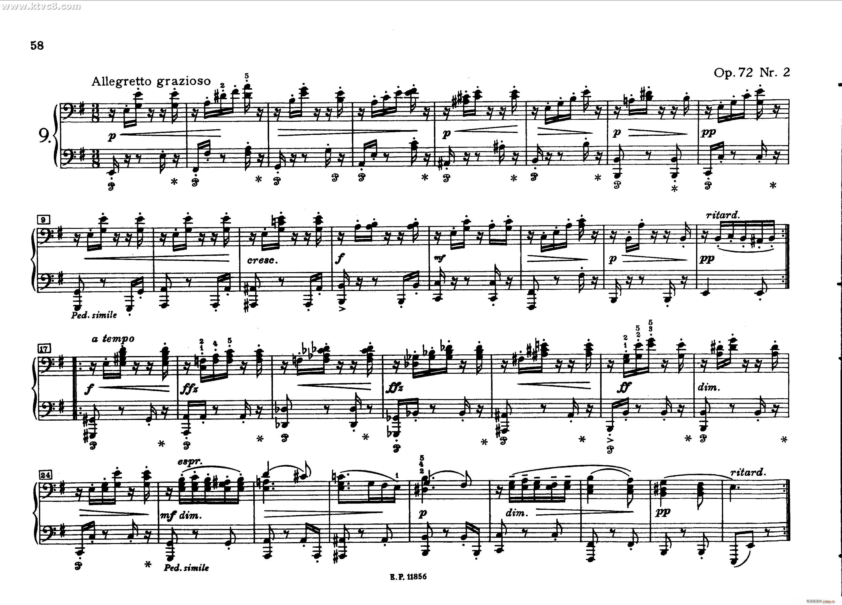 德沃夏克钢琴二重奏曲集(钢琴谱)15