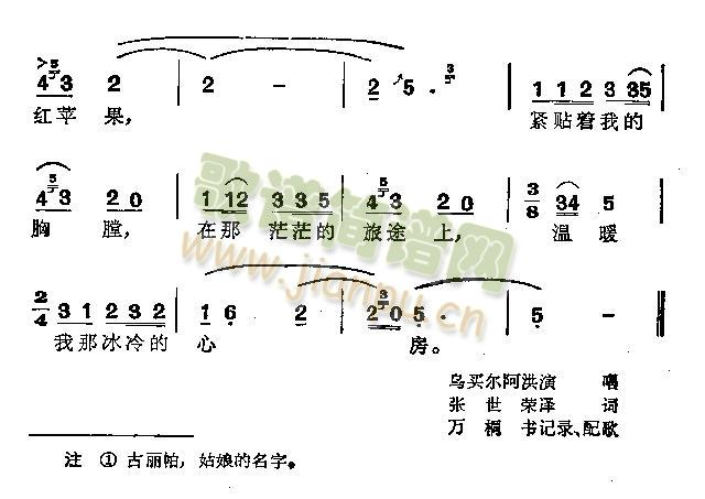 古丽帕(三字歌谱)3