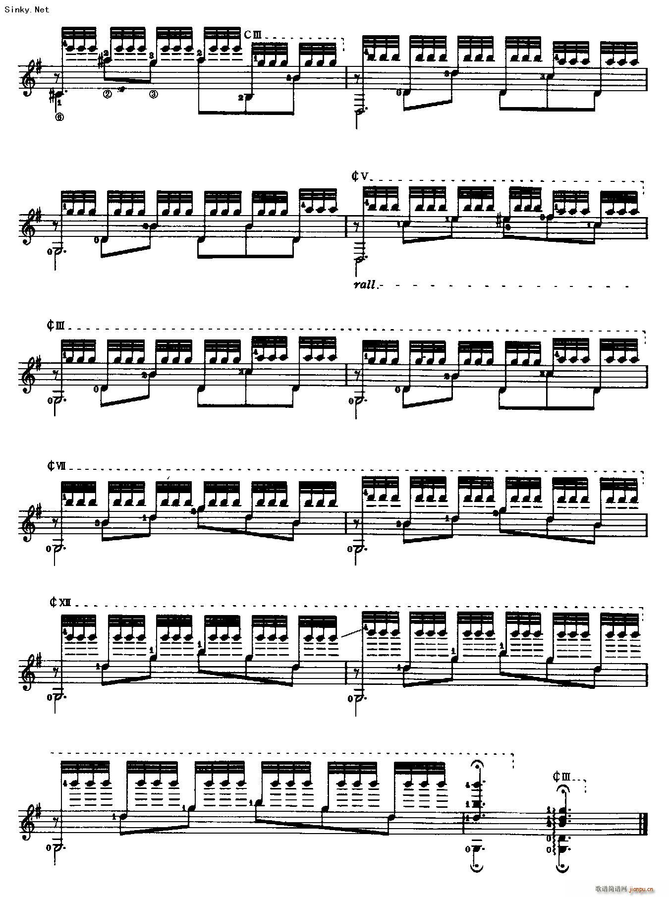 梦中的森林1(吉他谱)10