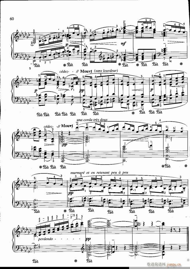 钢琴 不可不弹的世界钢琴名曲100首 五(钢琴谱)61