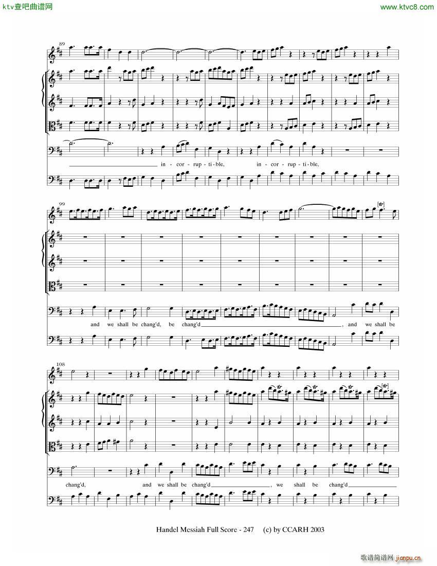 G F Handel Messiah Open Score 七(钢琴谱)6