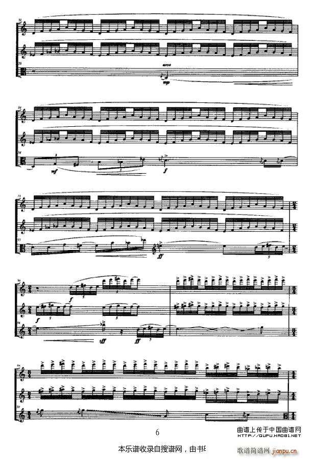 合 长笛 单簧管 中提琴 P6(笛箫谱)1