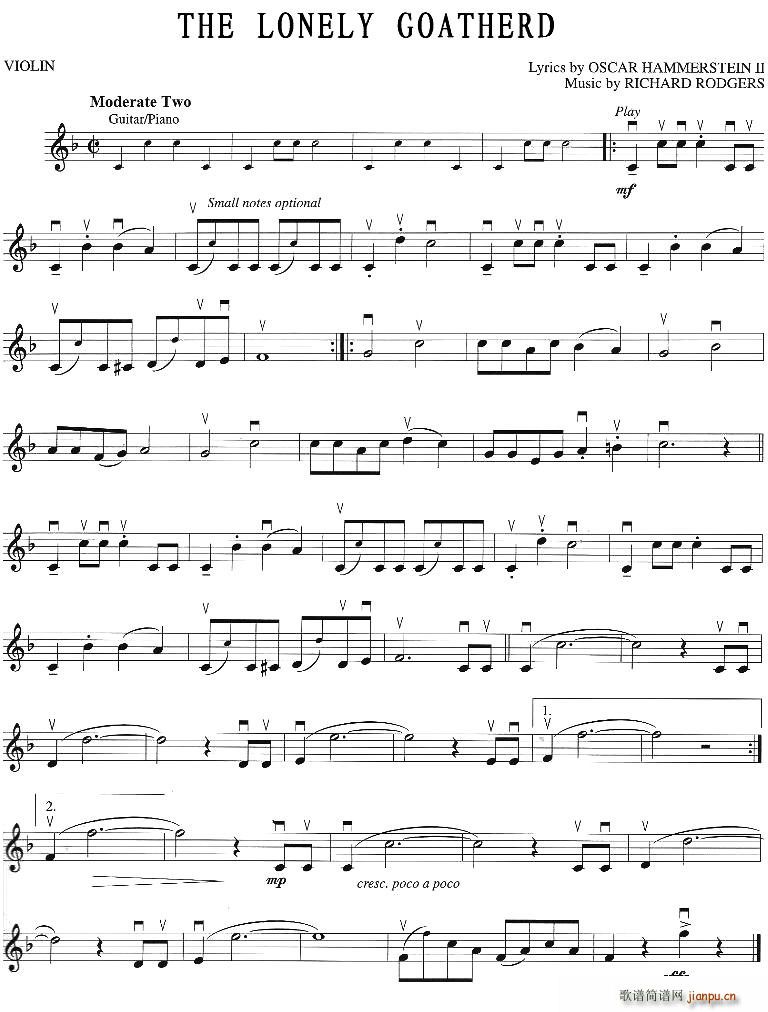 THE LONELY GOATHERD(十字及以上)1