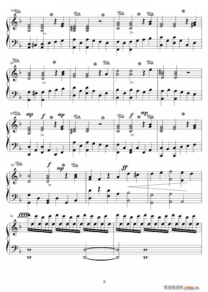 萨拉邦变奏曲 Sarabande Sarabande(十字及以上)6