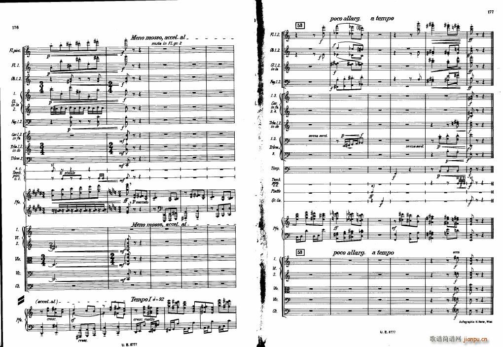 Bartok SZ 83 Piano Concerto No1 Full Score 二(钢琴谱)48