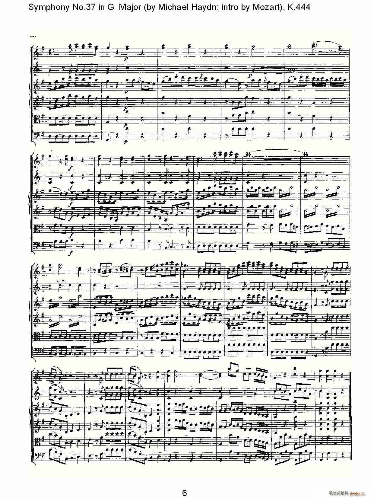 Symphony No.37 in G Major(十字及以上)6