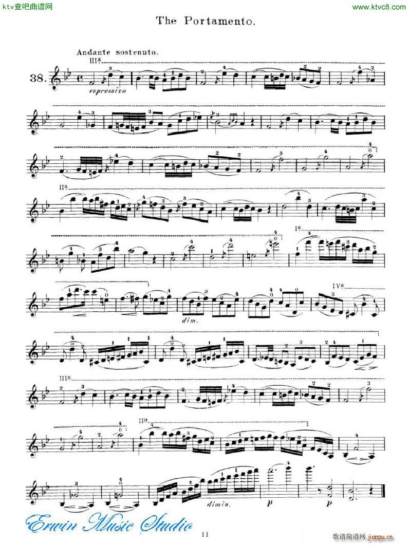 马扎斯 75首渐进式旋律练习 图书2 27首Brilliante 练习1(十字及以上)11