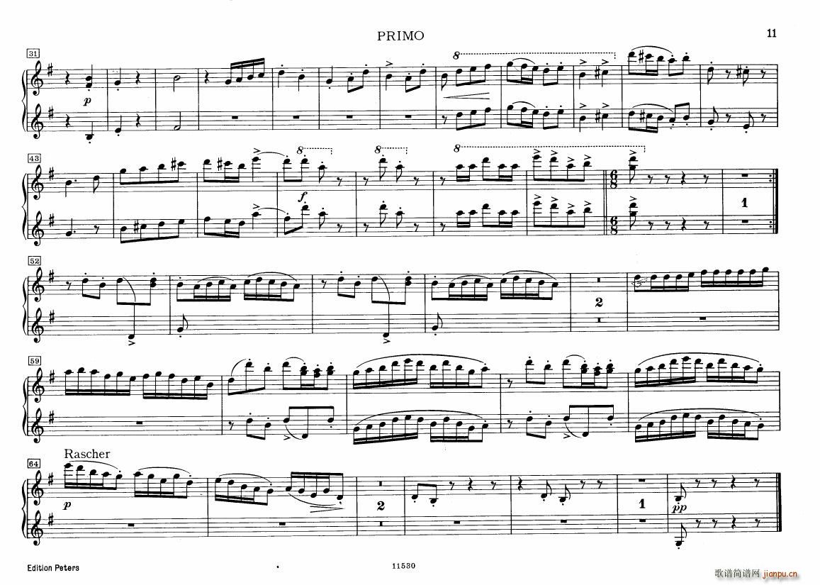 Bresgen Kuckucksuite for piano 4hands(钢琴谱)8