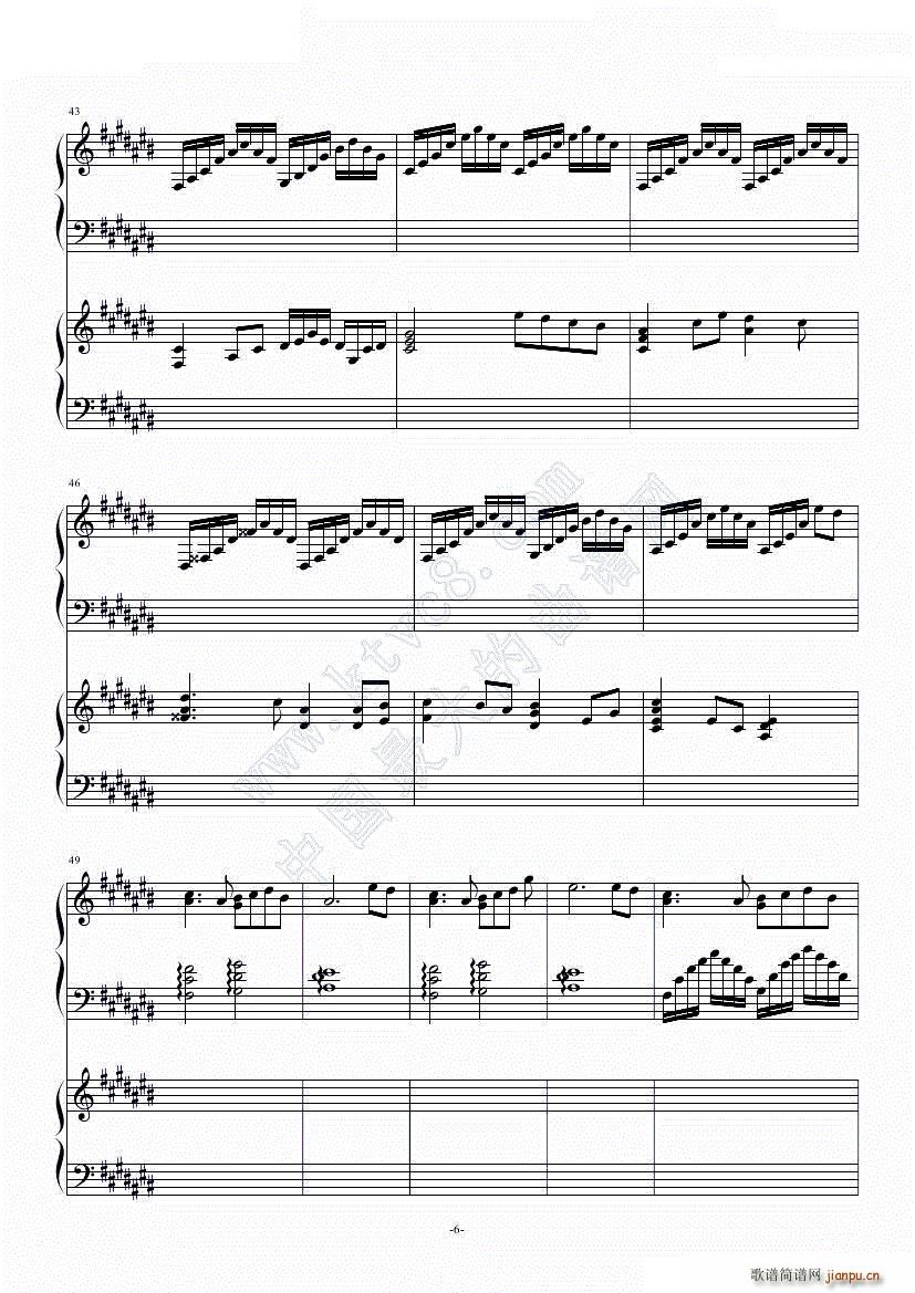 2135号组曲连弹(钢琴谱)6