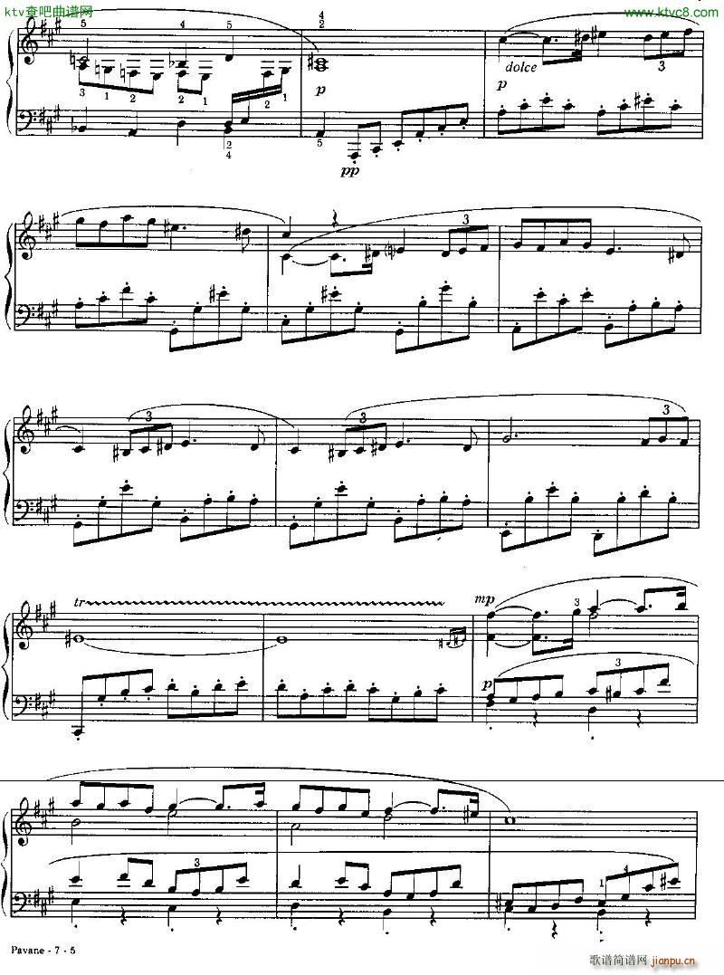 Faure 050 Pavane arr piano solo R Schultz(钢琴谱)5