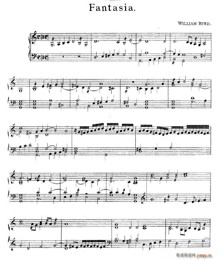 Byrd William Fantasia Fantasia(十字及以上)1