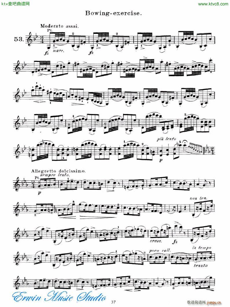 马扎斯 75首渐进式旋律练习 图书2 27首Brilliante 练习3(十字及以上)6