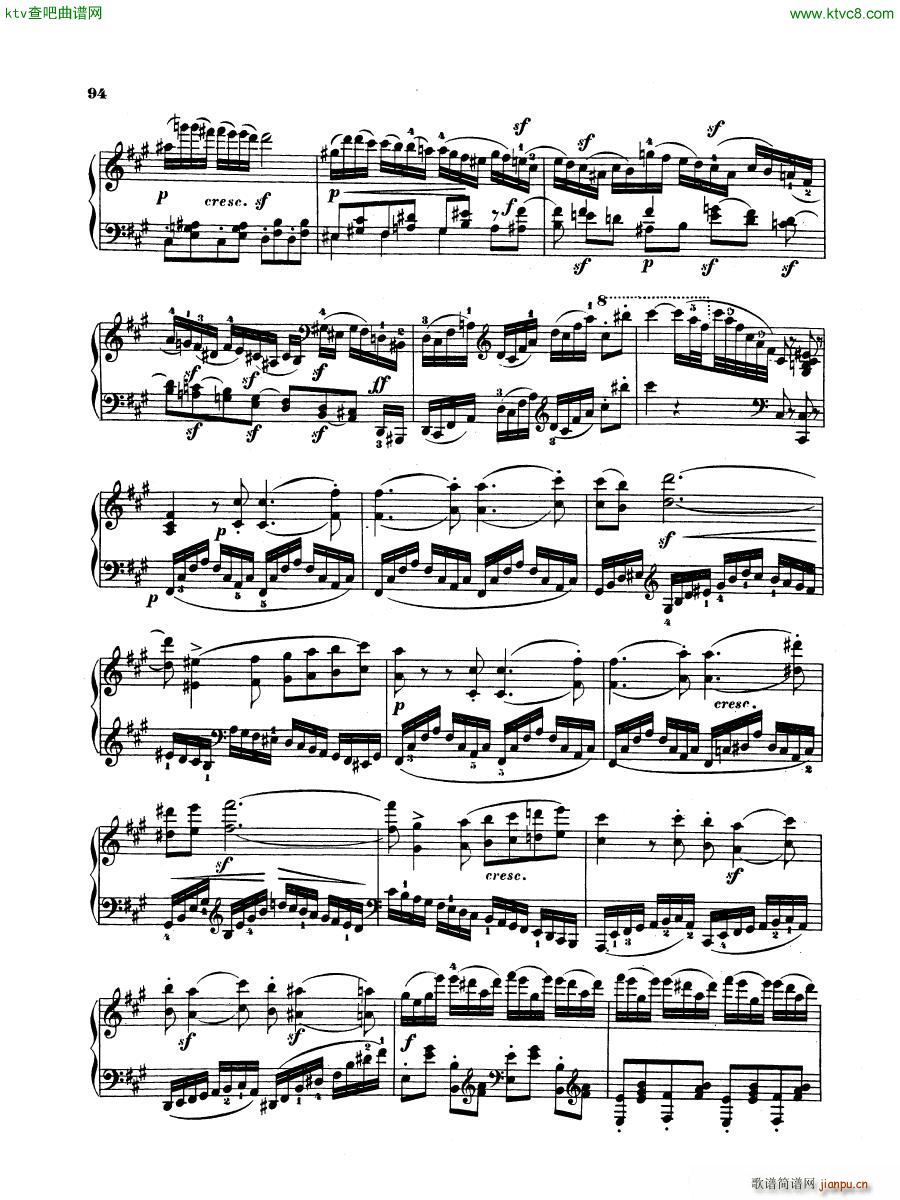 Hummel Sonata in F sharp minor Op 81(钢琴谱)21