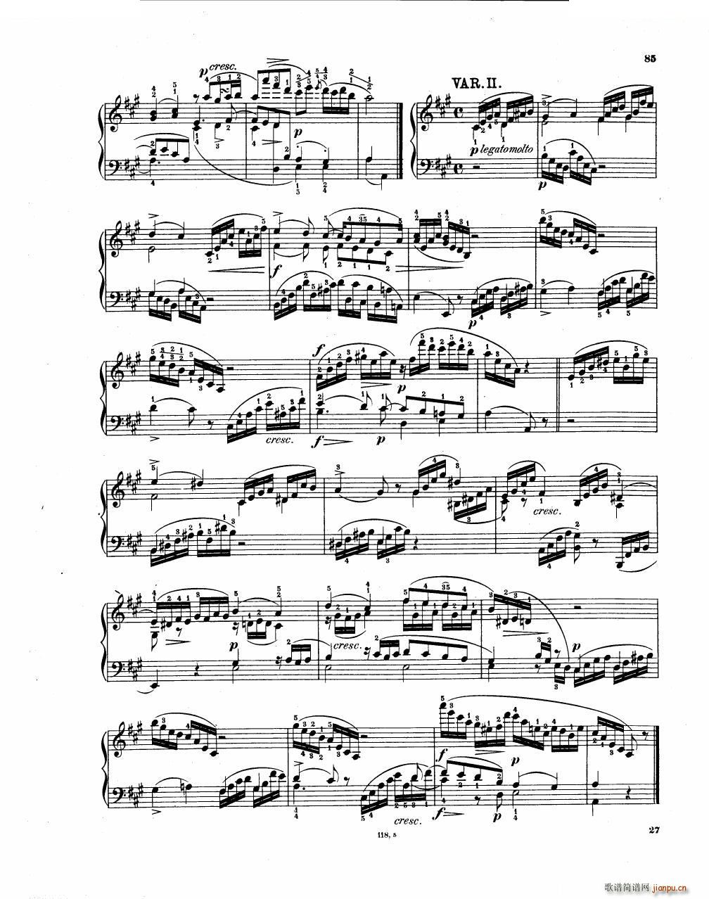 Hummel Bagatelles Op 107 Bagatelles Op 107(十字及以上)26