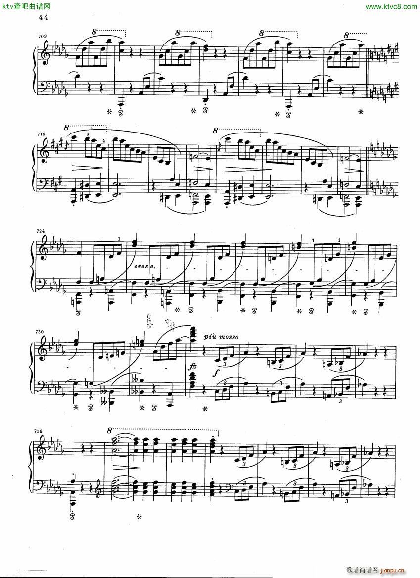 Chopin Scherzo B flat minor Henle(钢琴谱)22