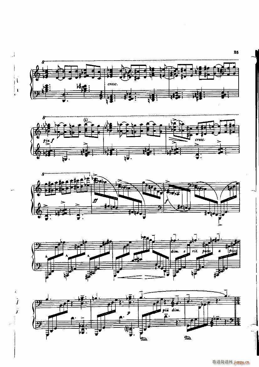 Bowen Op 72 Piano Sonata No 5 in F(钢琴谱)24