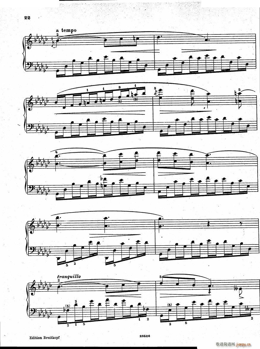Henselt Piano Solo Album Piano Solo Album(十字及以上)21