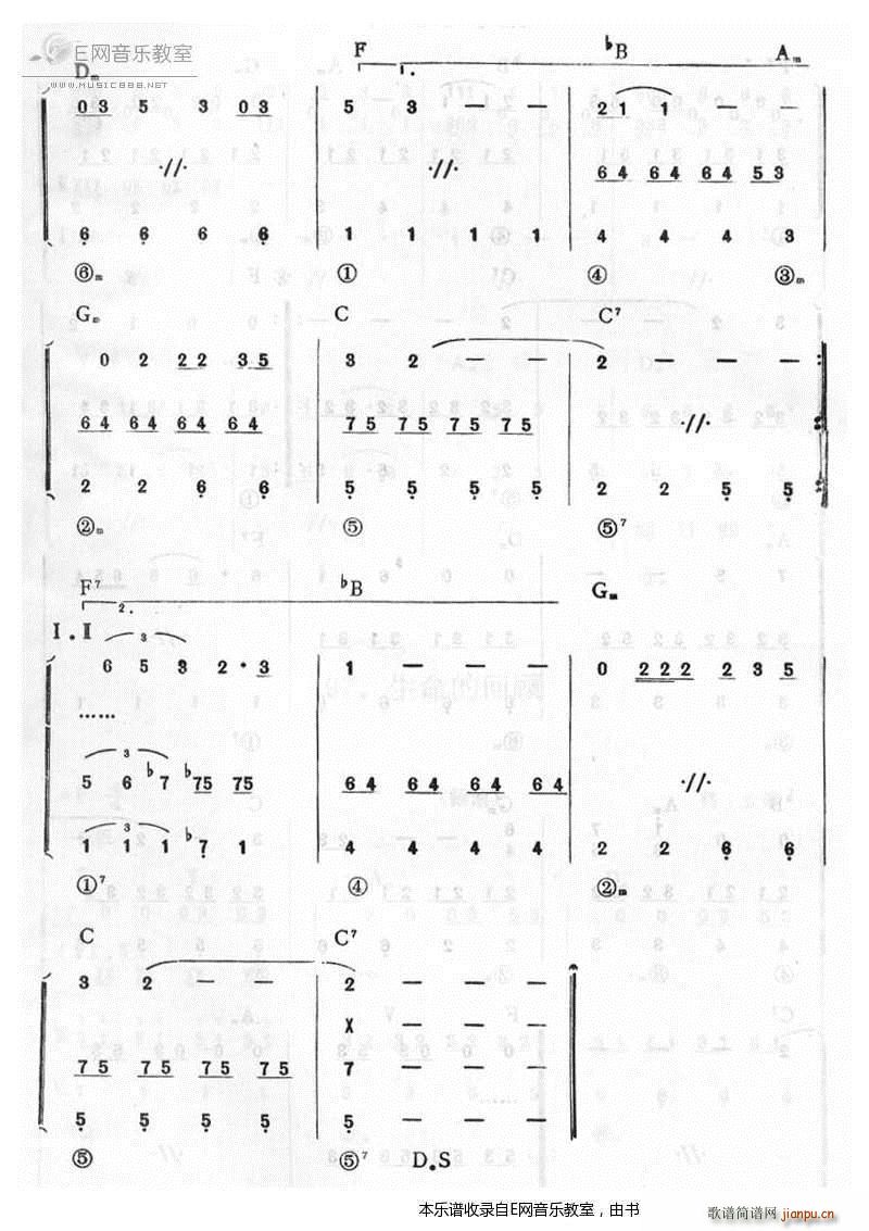 生命的回顾 摇滚舞曲 乐队(总谱)3