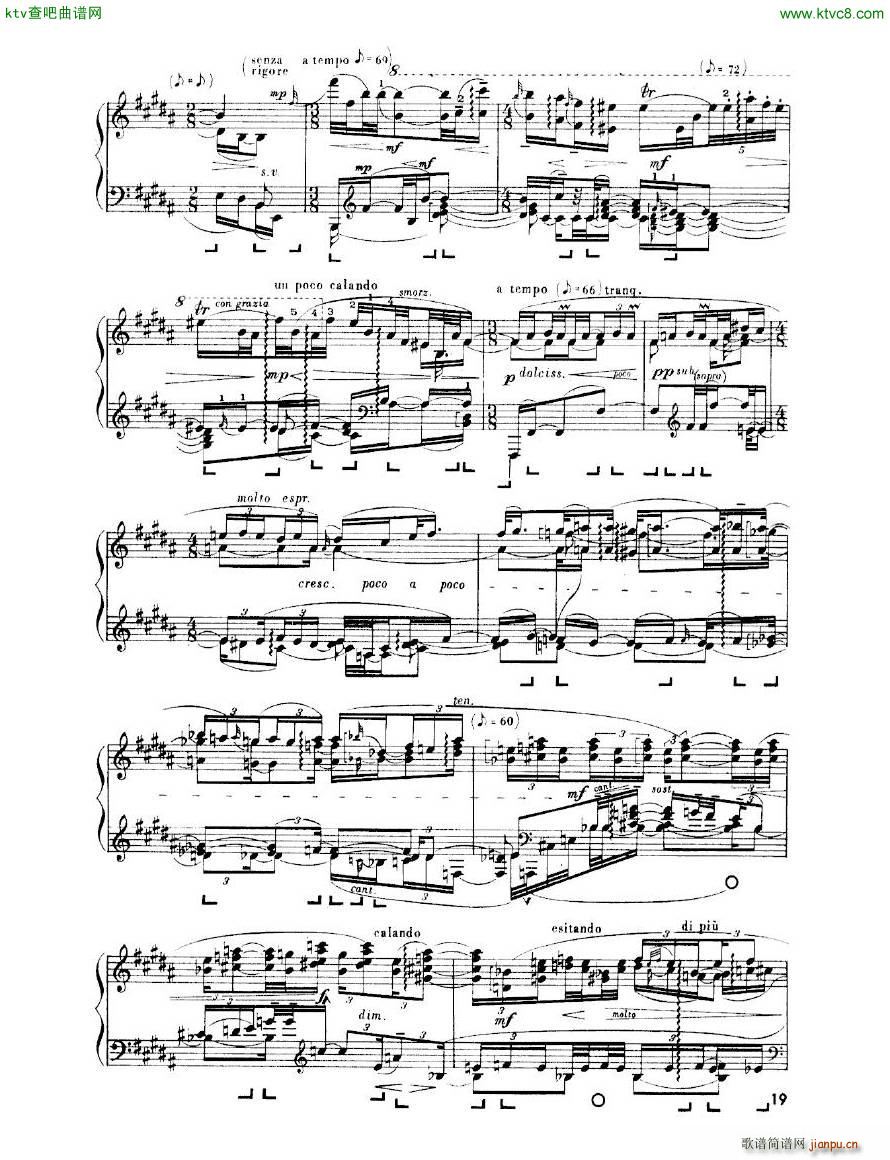 Enescu op 24 No 3 Piano sonata No 3(钢琴谱)19