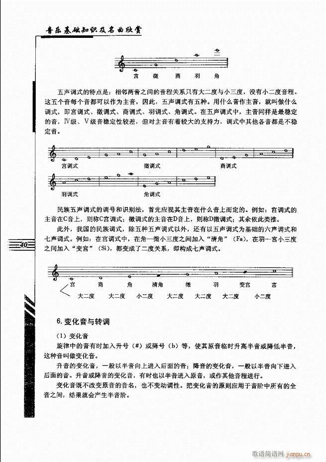 音乐基础知识及名曲欣赏 目录1 60(十字及以上)51