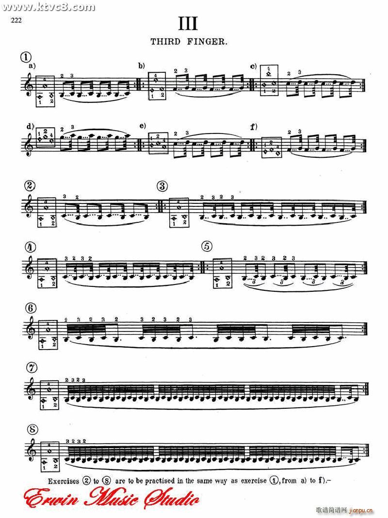 德米特里 康斯坦丁 多尼斯 基本颤音的练习 作品 18 练习(十字及以上)6