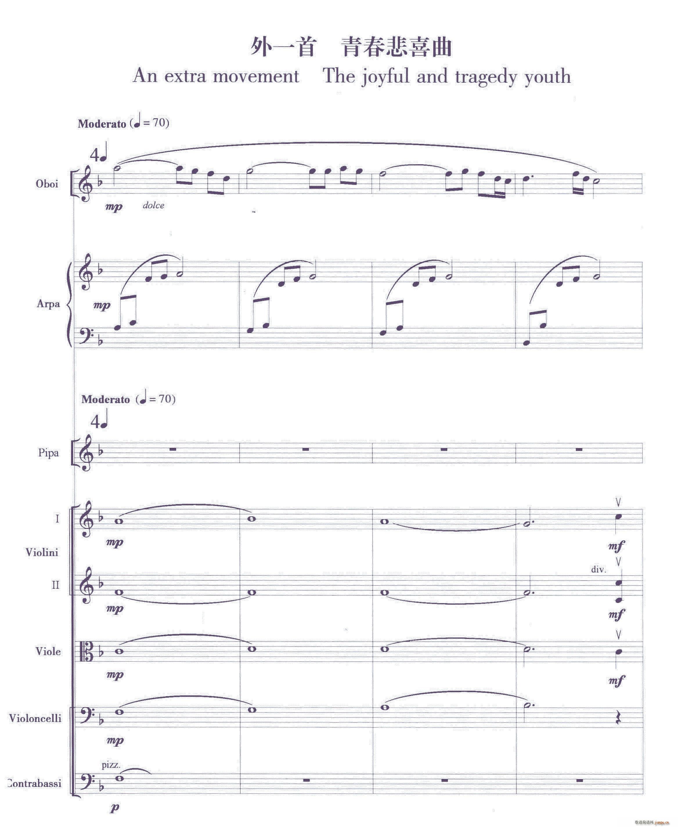 琵琶与乐队(总谱)1