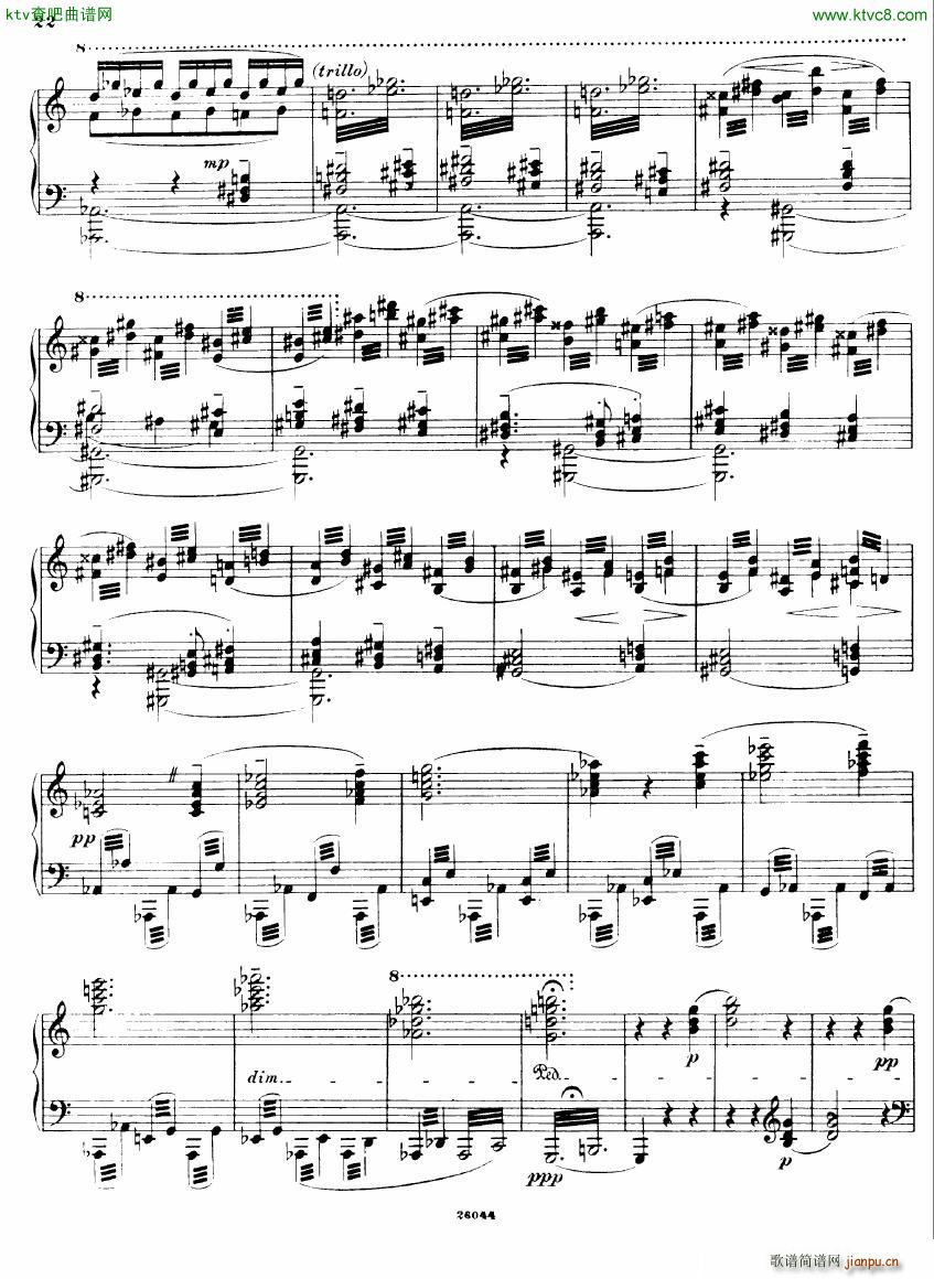 Busoni 1 Elegy No 3(钢琴谱)3