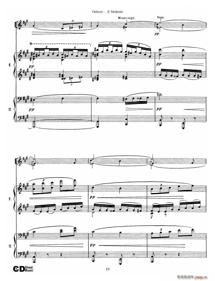 Debussy Printemps II Printemps II(十字及以上)19