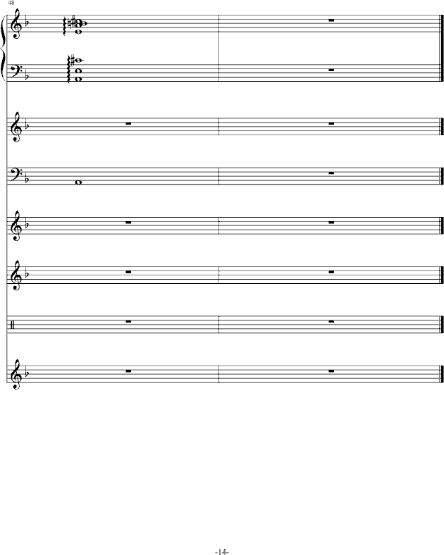 秋之冥(钢琴谱)14