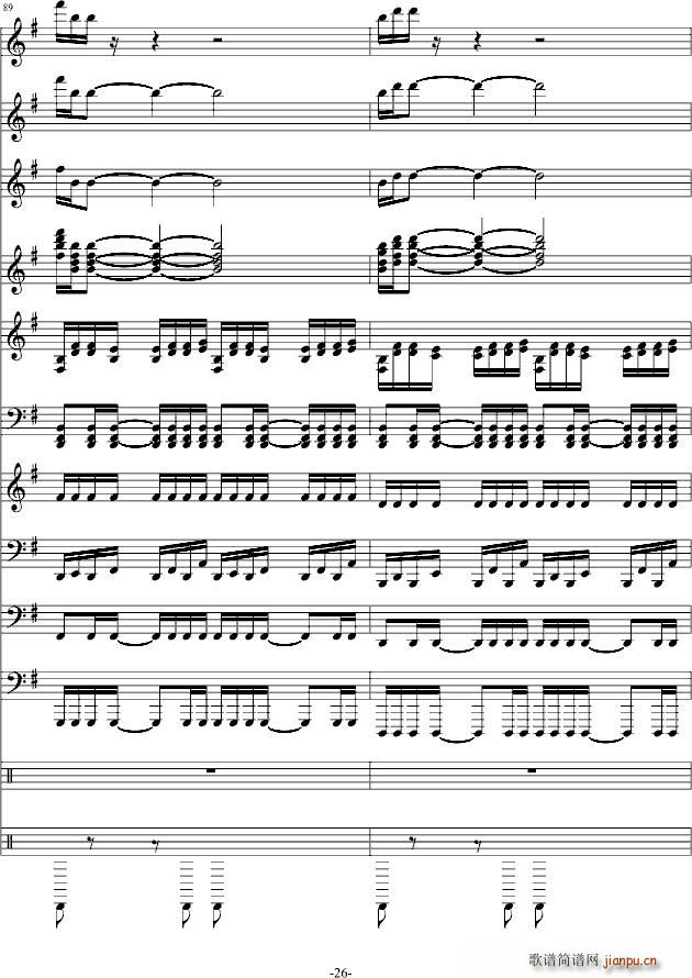 Negro(钢琴谱)26
