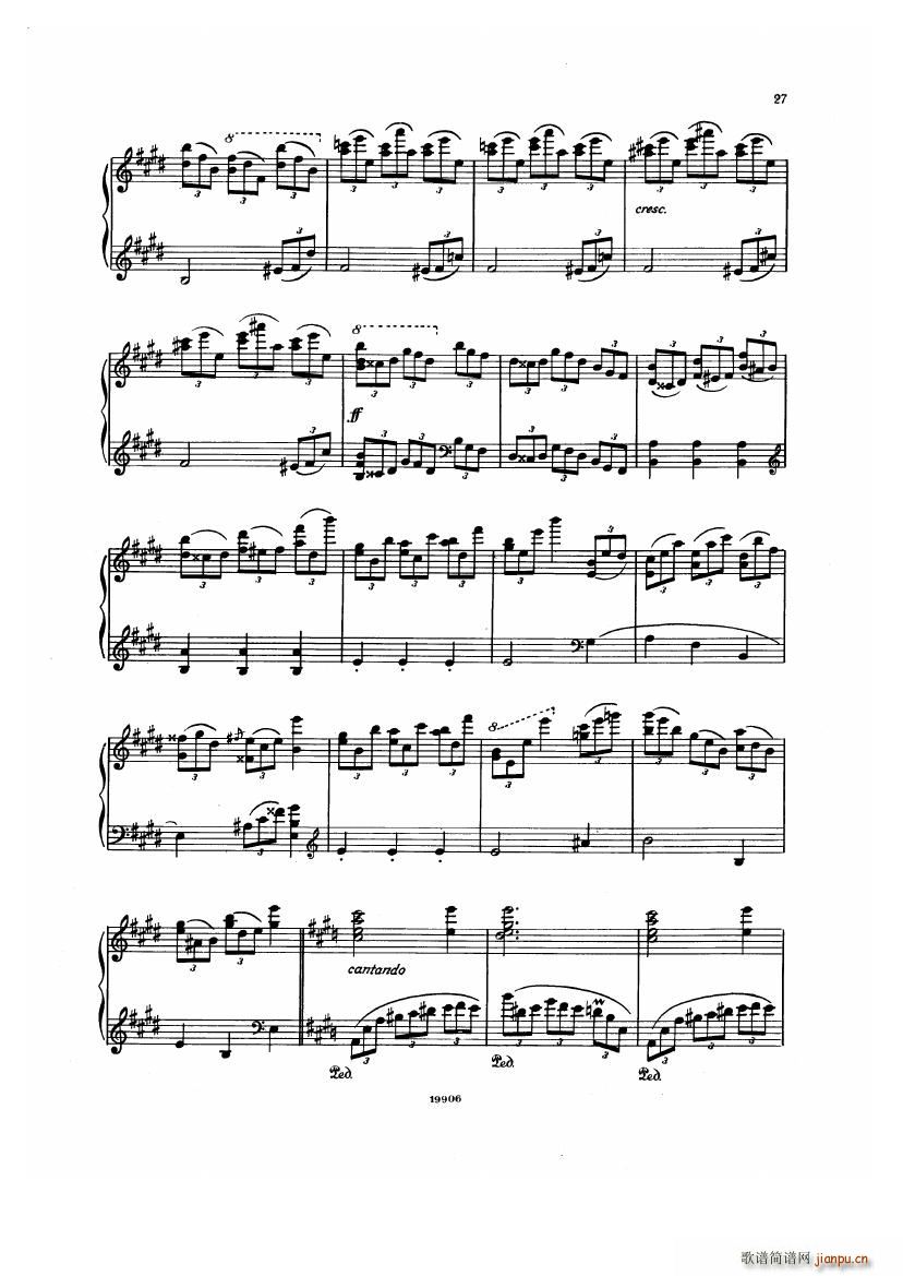 Albeniz op 65 Etudes no 1 7(钢琴谱)27