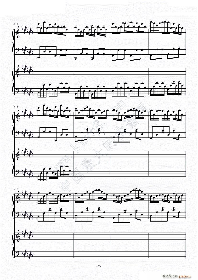 2135号组曲连弹(钢琴谱)25