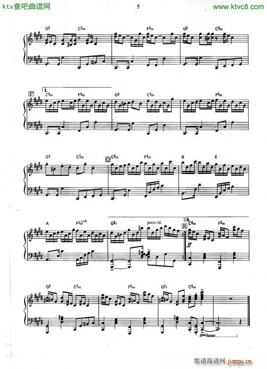 Huljic Croatian Rhapsody(钢琴谱)5