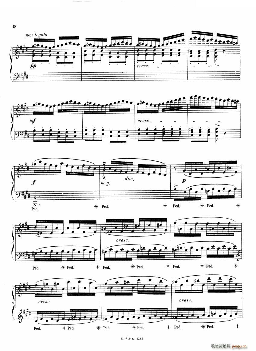 Chaminade 6 Etudes Op35 一 6 Etudes Op35 一(十字及以上)18